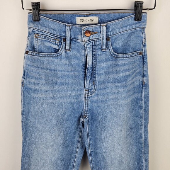 Madewell Classic Straight Light Wash Jeans sz 23 - Picture 3 of 11